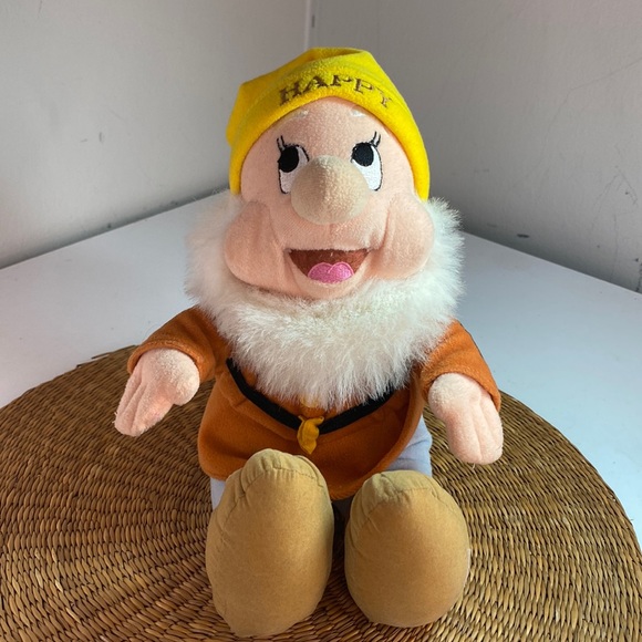 Toys | Disney Snow White Seven Dwarf Happy Plush Toy | Poshmark